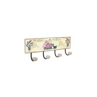 Percha pared porcelana lavanda 2 4 pomos nesu