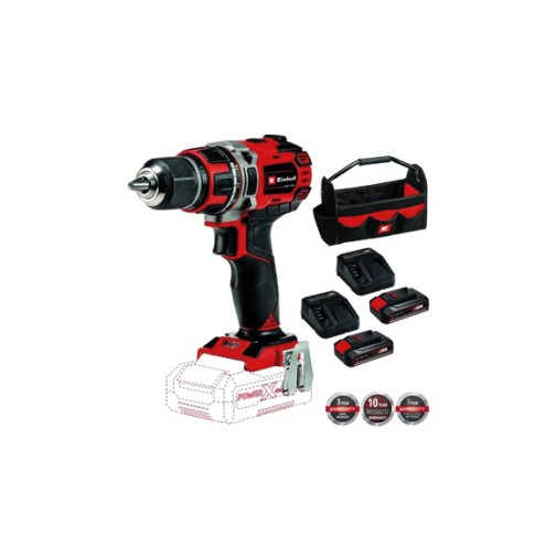 Taladro percutor bateria 18V PACKTP-CD18/50Li-i 4513942+BOLSA 4530037+2 starter kit 2,5Ah 4512097 ei