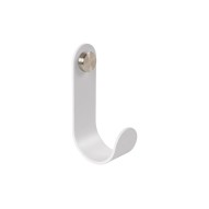 Gancho boton INOX blanco nesu