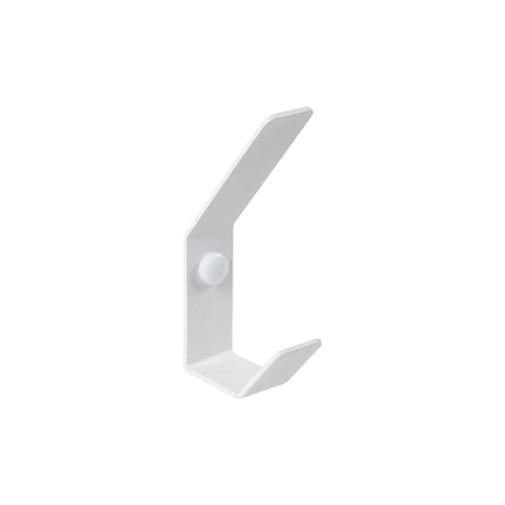Gancho pared 12 x 2,5 cm blanco mate nesu