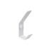 Gancho pared 12 x 2,5 cm blanco mate nesu
