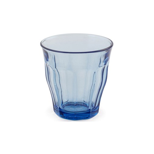 Vaso agua vidrio picardie pack 6 uds 31 cl azul duralex
