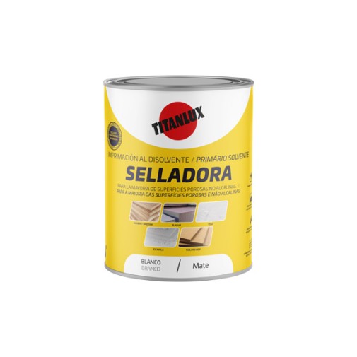 Imprimacion selladora sintetica mate 4 l blanco titanlux