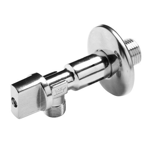 Valvula escuadra larga 1/2" x 3/8" H2O