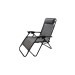 Tumbona plegable relax con cojin zero gravity gris import