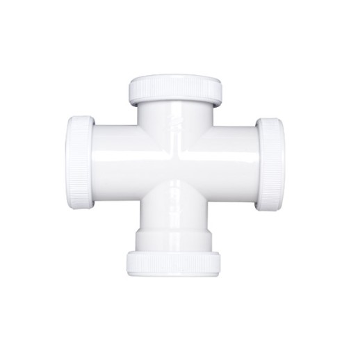 Enlace t sifon dos bocas Ø 40 mm 1"½ crearplast