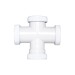 Enlace t sifon dos bocas Ø 40 mm 1"½ crearplast