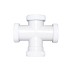 Enlace t sifon dos bocas Ø 40 mm 1"½ crearplast