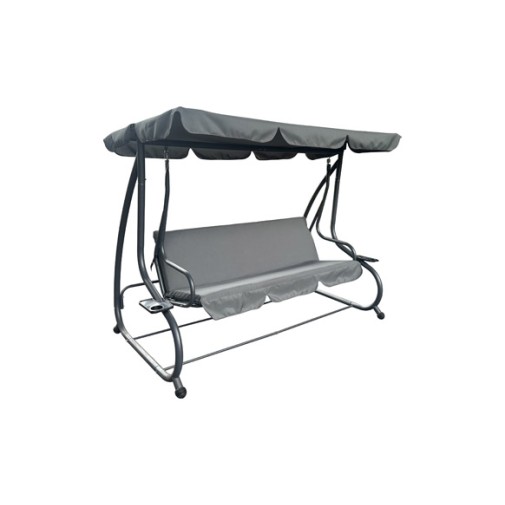 Balancin cama relax 3 plazas gris antracita import