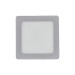 Downlight LED empotrar cuadrado gris kone 22,5CM 18W 1800LM 6000K cristalrecord
