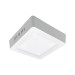 Downlight LED superficie cuadrado blanco kone 20,3CM 18W 1800LM 4000K cristalrecord