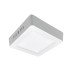Downlight LED superficie cuadrado blanco kone 20,3CM 18W 1800LM 4000K cristalrecord