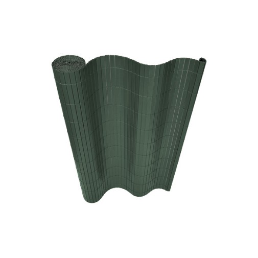 Cañizo PVC reforzado 2 tabiques 19 mm 1 x 3 m verde Natuur