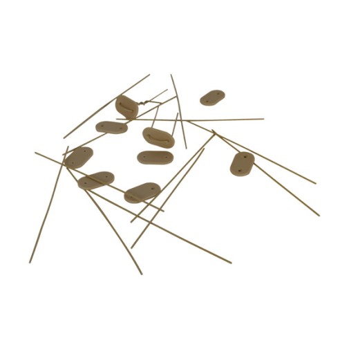 Fijacion cañizo pcv 26 uds bambu Natuur