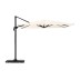 Parasol aluminio excentrico 3X3M beige ironside