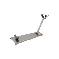 Jamonero inoxidable pletina plegable 46 x 18,5 x 25 cm flores cortés