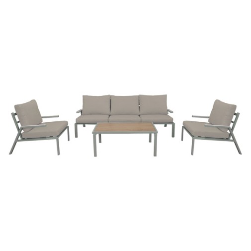 Conjunto cafe acero sand import