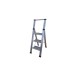 Escalera aluminio peldaño super ancho rubik 3 peldaños Codiven