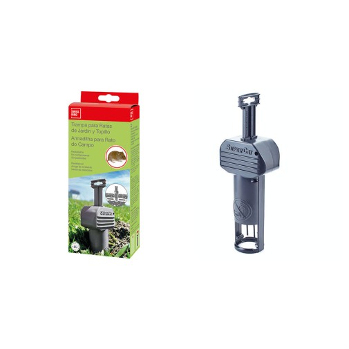 Trampa ratas de jardin y topillo supercat swissinno