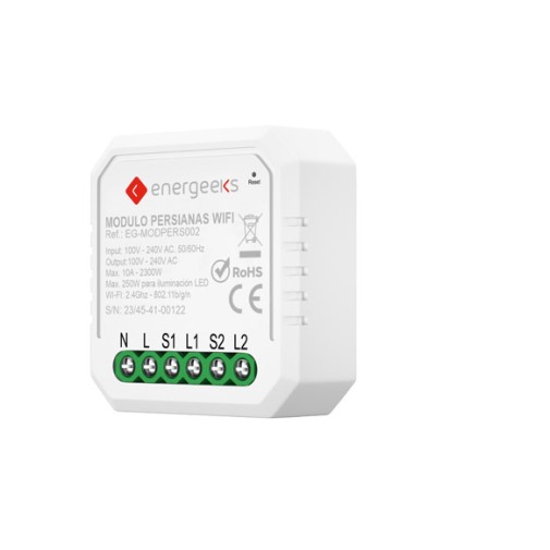 Modulo persianas wifi 2,4GHZ 2300W energeeks