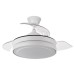 Ventilador de techo plafon aspas retractiles mini blanco Ø40CM 35W sonedas