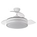 Ventilador de techo plafon aspas retractiles mini blanco Ø40CM 35W sonedas
