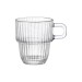 Taza vidrio grabado barshine 8,9 cl cafe bormioli