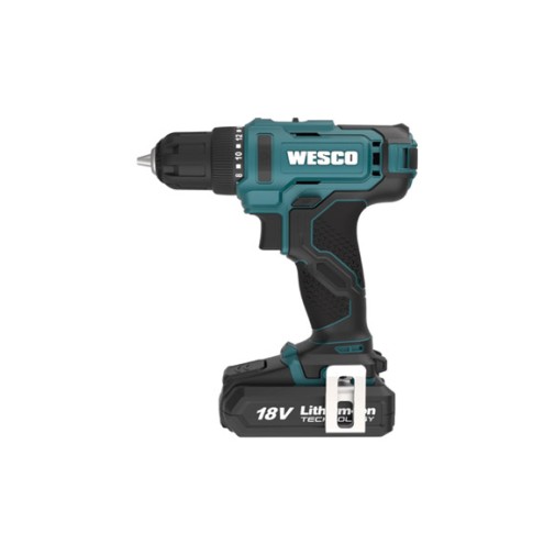 Taladro atornillador 18V 30NM bateria 2.0AH cargador tipo c wesco