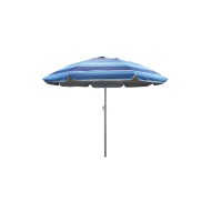 Parasol playa aluminio Ø180 cm upf 50+ rayas azul import