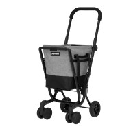 Carro compra 4 ruedas gir. easy go negro/gris play