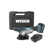 Amoladora bateria Ø125MM 4.0 Ah 18V + cargador wesco