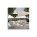 Toldo vela sombreo triangular polietileno 185GR 5 x 5 x 5 m blanco roto Natuur