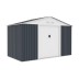Caseta metalica 7,74 m² 321 x 241 x 205 cm gris Natuur