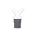 Enlace mixtotubos lisos-encolar doble Ø 40 mm 1"½ crearplast
