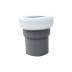 Racor PVC para tubo liso Ø 40 mm 1"½ crearplast