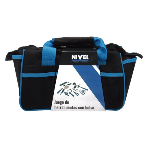 Bolsa con herramientas 76 piezas nivel