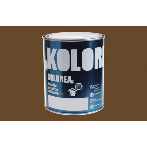 Esmalte sintetico antioxido brillo 750 ml tabaco kolorea