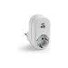 Adaptador frontal 1 toma 2 USB a+c blanco 16A 250V Famatel