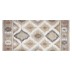 Alfombra vinilica estampada kilim grises 50X110CM stor planet