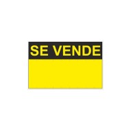 Señal se vende PVC amarillo 0,4MM 350X450MM normaluz