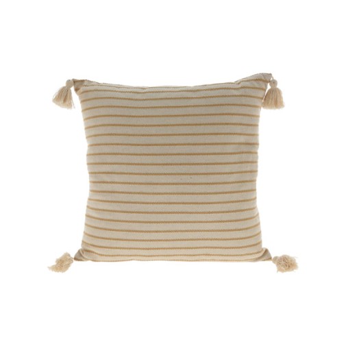 Cojin de algodon 45 x 45 cm natural import
