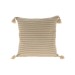 Cojin de algodon 45 x 45 cm natural import