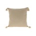 Cojin de algodon 45 x 45 cm natural import