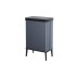 Cubo rectangular iml con patas verto 54L azul petroleo curver