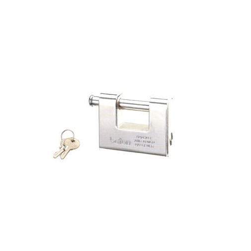 Candado rectangular 770R acorazado antipalanca 90 mm cromado baton