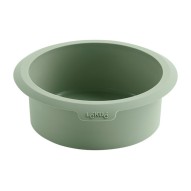 Molde redondo silicona freidora aire Ø 15CM verde lekue