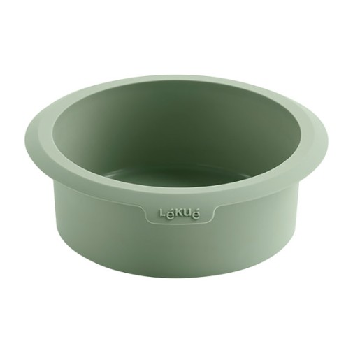 Molde redondo silicona freidora aire Ø 15CM verde lekue