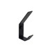 Gancho pared 12 x 2,5 cm negro mate nesu