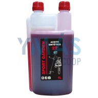 Aceite sintetico motor 2 tiempos c/dosificador 1 l sport garden