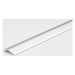 Tapajuntas desnivel aluminio adhesivo 90CM plata arcansas